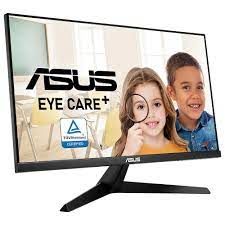 ASUS VY249HE-W 23,8 IPS, BEYAZ 1920x1080 1MS 75HZ HDMI VGA VESA 3YIL EYECARE PLUS,FLICKER-FREE,CERCEVESIZ,DUSUK MAVI ISIK,Antibakteriyel Kaplama Monitör