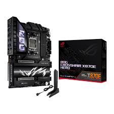 ASUS ROG CROSSHAIR X870E HERO BTF AMD X870E AM5 DDR5 8666 HDMI 2xUSB4 5x M2 USB3.2 WiFi 7 + BT AURA RGB 2.5Gbit + Gbit LAN ATX 18+2+2 Güç Aşamaları, Anakart Arkasına Konumlandırılan Kablo Bağlantıları