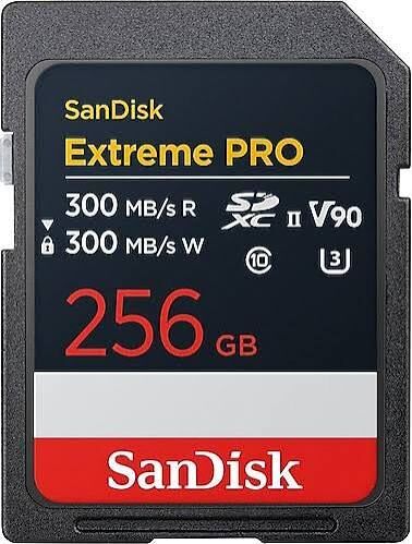 SDSDXDM-256G-GN4IN 256GB Extreme Pro SDXC UHS-II V90 300MB/s SD Card