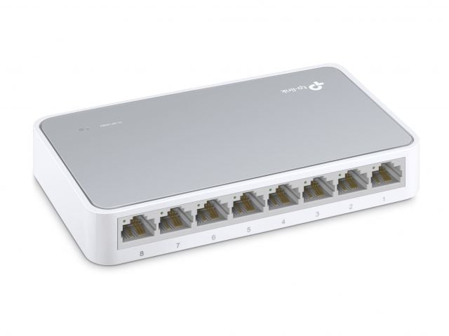 TL-SF1008D 8-Port 10/100Mbps Tak ve Kullan % 60 Enerji Tasarruflu Switch