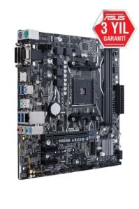 ASUS PRIME A320M-E AMD A320 SOKET AM4 DDR4 3200 HDMI DVI VGA M2 USB3.1 MATX