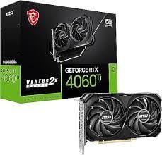 MSI VGA GEFORCE RTX 4060 TI VENTUS 2X BLACK 8G