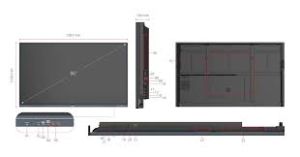 86 VIEWSONIC IFP8633 VIEWBOARD 86 İNÇ 4K İNTERAKTİF DOKUNMATİK EKRAN