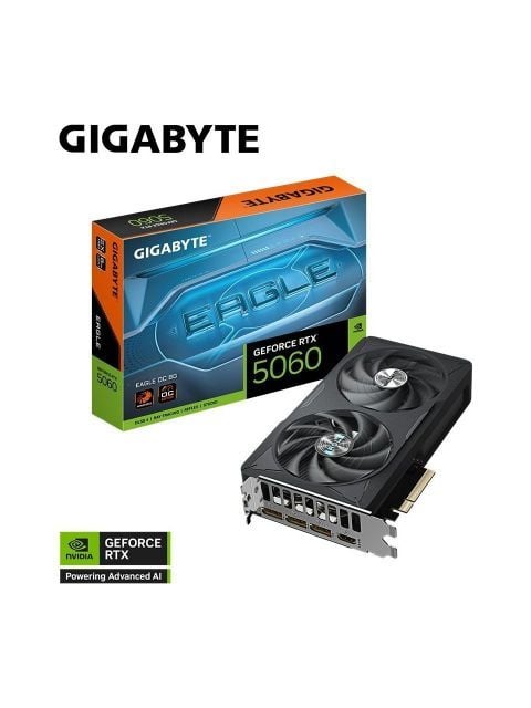 GVN5060EAGLEOC-8GD VGA RTX5060 EAGLE OC 8GB 128B GDDR7 DP-HDMI EKRAN KARTI