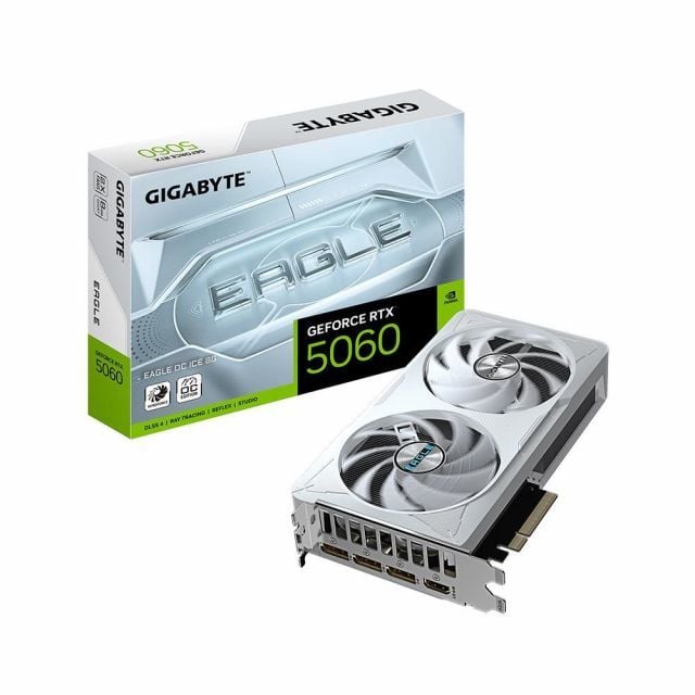 GVN5060EAGOCICE8GD VGA RTX5060 EAGLE OC ICE 8GB 128B GDDR7 DP-HDMI EKRAN KARTI