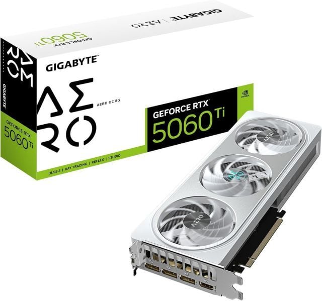GV-N506TAEROOC-8GD VGA RTX5060TI AERO OC 8GB 128B GDDR7 DP-HDMI EKRAN KARTI