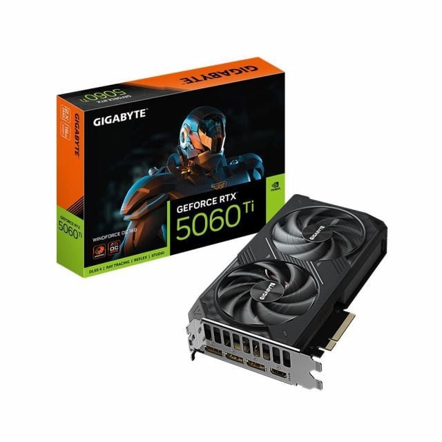 GV-N506TWF2OC-16GD VGA RTX5060TI WINDFORCE OC 16GB 128B GDDR7 DP-HDMI EKRAN KARTI