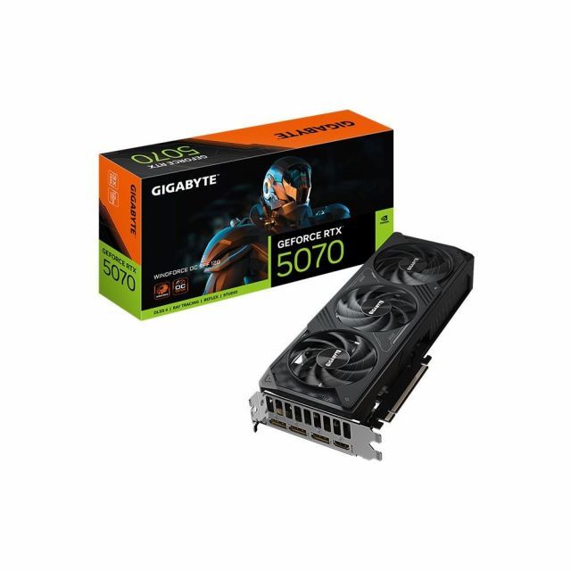 GV-N5070WF3OC-12GD VGA RTX5070 WINDFORCE 3 OC 12GB 192B GDDR7 DP-HDMI EKRAN KARTI