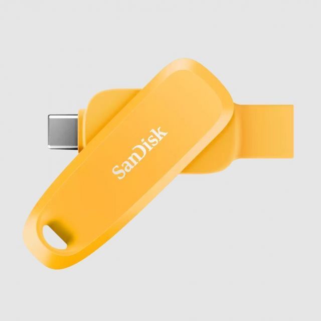 SDDDC6-256G-G46YD 256GB Phone Drive USB Type-C/USB Type-A 100MB/s Yellow Daffodil Color