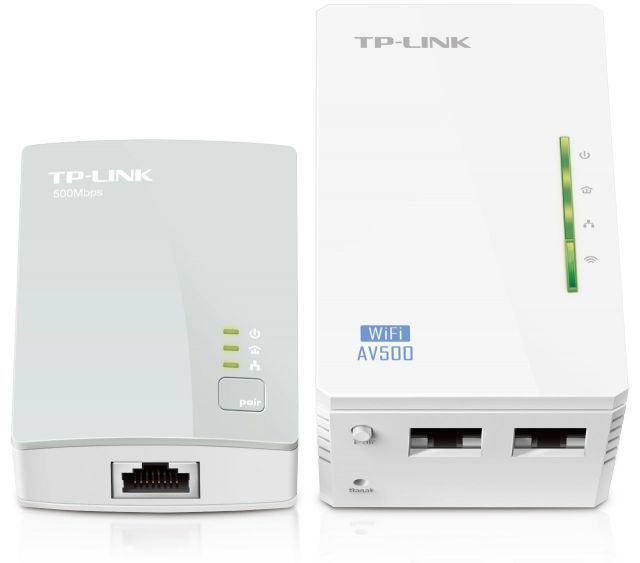 TL-WPA4220KIT 300Mbps, 300m mesafeli, 2 LAN portlu Powerline Adaptör