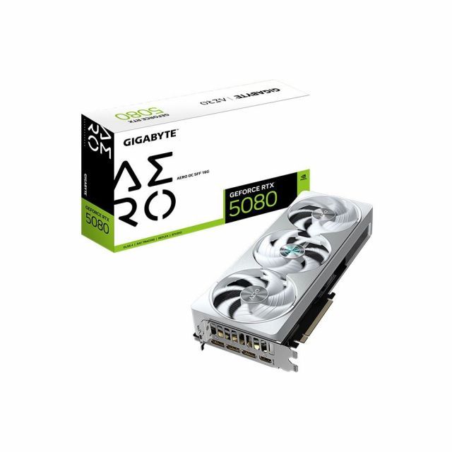 GİGABYTE NVİDİA VGA RTX5080 AERO OC 16GB 256B GDDR7 DP-HDMI EKRAN KARTI GV-N5080AEROOC16GD