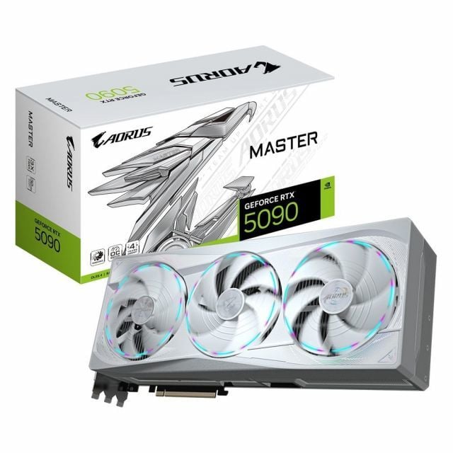 GVN5090AORMICE32GD VGA RTX5090 AORUS MASTER ICE 32GB 512B GDDR7 DP-HDMI EKRAN KARTI