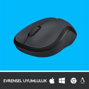 LOGITECH M220 SESSİZ KOMPAKT KABLOSUZ MOUSE-SİYAH 910-004878