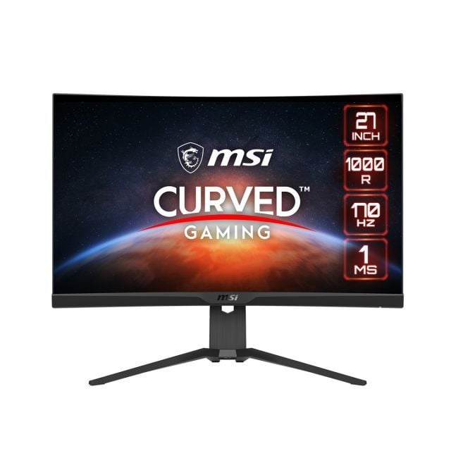 MSI 27 G272CQP CURVED 1000R VA 2560X1440 (WQHD) 16:9 170HZ 1MS FREESYNC PREMIUM GAMING MONITOR