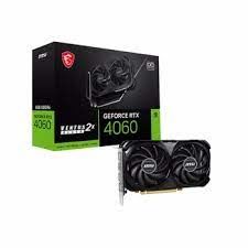 MSI VGA GEFORCE RTX 4060 VENTUS 2X BLACK 8G OC RTX4060 8GB GDDR6 128B DX12 PCIE 4.0 X8 (3XDP 1XHDMI)