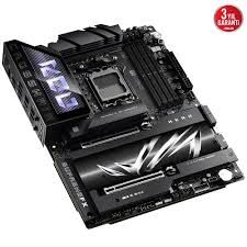 ASUS ROG CROSSHAIR X870E EXTREME AMD X870 AM5 DDR5 9000 HDMI 2xUSB4 5x M2 USB3.2 WiFi 7 + BT AURA RGB 10Gbit + 5Gbit LAN EATX 20+2+2 Güç Aşamaları, USB 20Gbps PD/QC4+ ile 60W a kadar USB Çıkışı, Slim SAS Bağlantısı