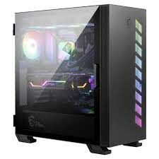 MSI MAG VAMPIRIC 300R Lamine Temperli Cam 1 x A-RGB Fan 1 x 120mm Fan ATX Gaming Bilgisayar Kasası