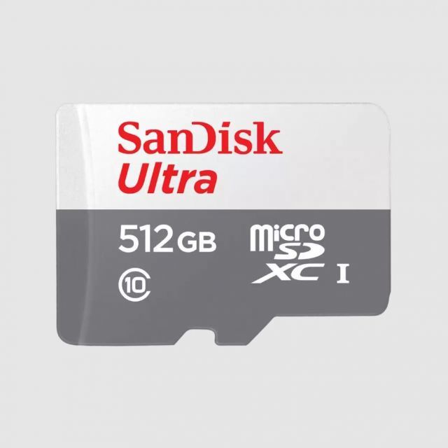 SDSQUNR-512G-GN3MN 512GB Ultra microSDXC 100MB/s Class 10 UHS-I