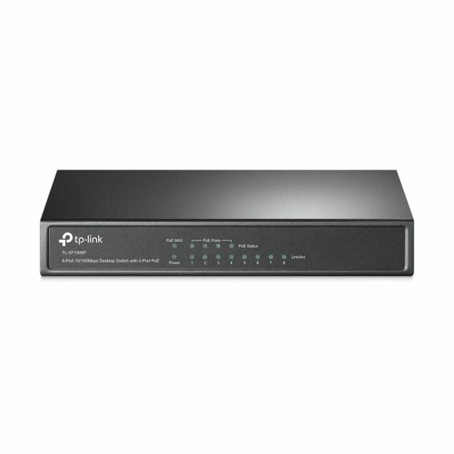 TL-SF1008P 10/100Mbps 8xPort Tak-Kullan PoE Destekli Switch