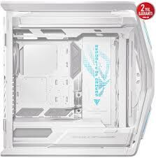 ASUS ROG GR701 FANLI ALÜMİNYUM - ÇELİK ALAŞIMLI TEMPERLİ CAM USB 3.2 EATX/ATX/MINI-ATX/MICRO-ATX OYUNCU KASASI BEYAZ