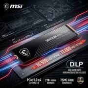 MSI SSD SPATIUM M571 DLP PCIE 5.0 NVME M.2 2TB R:14500 W:11000
