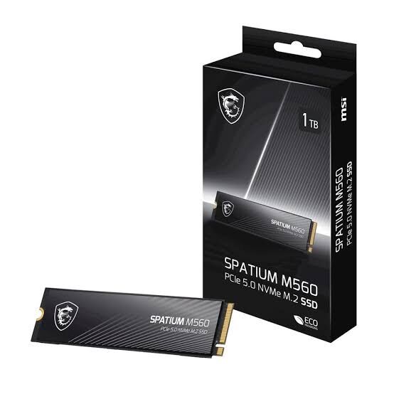MSI SSD SPATIUM M560 PCIE 5.0 NVME M.2 1TB R:10200 W:8400
