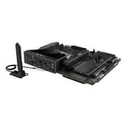 ASUS ROG CROSSHAIR X870E DARK HERO AMD X870E AM5 DDR5 9600 HDMI 2XUSB4 5X M2 USB3.2 WİFİ 7 + BT AURA RGB 10GBİT + 5GBİT LAN ATX 20+2+2 GÜÇ AŞAMALARI ÇİFT USB4 5XM.2 SLOT Wİ-Fİ 7 AI OVERCLOCKİNG