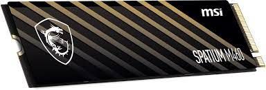 MSI SSD SPATIUM M460 PCIe 4.0 NVMe M.2 2TB R:4900 W:4400