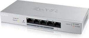 ZYXEL GS1200-5HP 1 PORT 10/100/1000 Mbps 4 PORT 10/100/1000 Mbps POE GIGABIT WEB YONETİLEBİLİR POE SWITCH V2 (60 WATT)