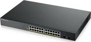 ZYXEL GS1900-24HP 24 PORT 24x10/100/1000 2 DUAL SFP L2 WEB YÖNETİLEBİLİR POE SWITCH V2