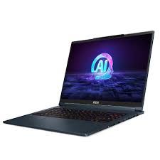 MSI NB STEALTH 16 AI STUDIO A1VGG-035TR ULTRA 9 185H 32GB DDR5 RTX4070 GDDR6 8GB 2TB SSD 16.0 QHD+ 240Hz W11P