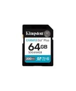 Kingston 64GB SDXC Canvas Go Plus Gen4 200MB/s C10 UHS-I U3 V30