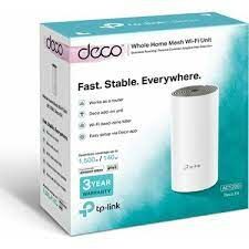 TP-LINK DECO E4 1200 MBPS TÜM EVİ KAPSAYAN MESH WI-FI SİSTEMİ (TEKLİ)