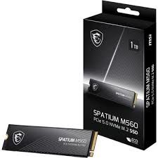 MSI SSD SPATIUM M560 PCIE 5.0 NVME M.2 2TB R:10300 W:8700