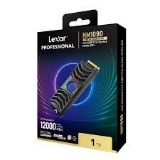 LEXAR SSD NM1090 2TB PCIe GEN 5X4 M.2 WITH HEATSINK LPAH300 READ 11500MB/S WRITE 9000MB/S LNM1090002T-RNANG