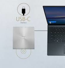 ASUS ZENDRIVE-U8M SDRW-08U8M-U HARİCİ ULTRA İNCE DVD YAZICI M-DISC USB Type-C SİYAH