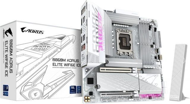 B860MAELITEWF6EICE B860MAELITEWF6EICE 9200MHz OC DDR5 LGA1851 M.2 HDMI DP Micro-ATX Anakart