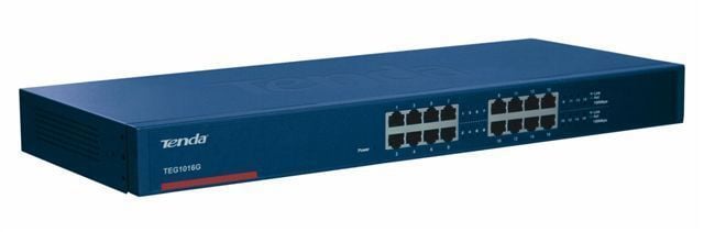TEG1016G 16 PORT 10/100/1000Mbps Rack Mountable Switch