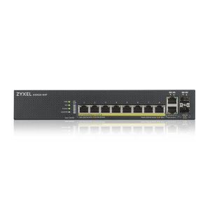 ZYXEL NEBULA GS1920-8HP V2 8P 100/100/1000 WEB YÖNETİLEBİLİR HYBRID POE SWITCH (130 WATT)