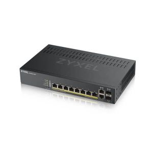 ZYXEL NEBULA GS1920-8HP V2 8P 100/100/1000 WEB YÖNETİLEBİLİR HYBRID POE SWITCH (130 WATT)