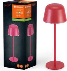 4099854185380 LED Endura Masa Lambası Şarjli Kırmızı