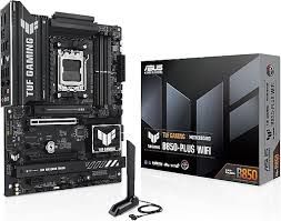 ASUS TUF GAMING B850-E WIFI AMD B850 AM5 DDR5 8000 DP HDMI 3x M2 USB3.2 WiFi 6E + BT AURA RGB 2.5Gbit LAN ATX 256GB’a kadar ram desteği, 8+2+1 Güç Aşamaları, 1xGen5 M.2, Advanced AI PC-Ready