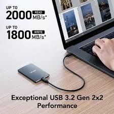 LEXAR 2TB LSL500X002T-RNBNG EXT.SSD 2TB USB3.2 GEN2X2 UP TO 2000MB/S READ AND 1800MB/S WRITE