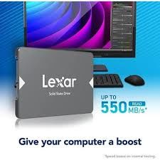 LEXAR SSD NS100 2.5INC 1TB SATA III (6GB/S) UP TO 550MB/S READ AND 500 MB/S WRITE LNS100-1TRB