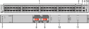 HUAWEI S5731-S48T4X S5731-S48T4X (48 10/100/1000BASE-T PORTS 4 10GE SFP PORTS WITHOUT POWER MODULE)