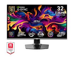 MSI 31.5 MPG 322URX QD-OLED 3840x2160 (UHD) 16:9 FLAT QD-OLED 240HZ 0.03MS ADAPTIVE-SYNC GAMING MONITOR SIYAH