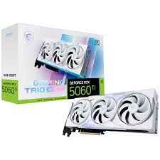 MSI VGA GEFORCE RTX 5060 TI 16G GAMING TRIO OC WHITE RTX5060TI 16GB GDDR7 128B DX12 PCIE 5.0 X16 (3XDP 1XHDMI)