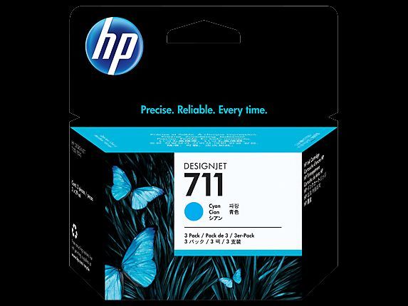 HP CZ134A (711) CAMGOBEGI 3 LU PAKET 29 ML GENIS FORMAT MUREKKEP KARTUSU