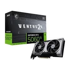 MSI VGA GEFORCE RTX 5060 TI 16G VENTUS 2X OC PLUS RTX5060TI 16GB GDDR7 128B DX12 PCIE 5.0 X16 (3XDP 1XHDMI)