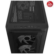 ASUS A23 PLUS M-ATX KASA GİZLİ KONNEKTÖR DESTEKLİ 360 MM RADYATÖR VE 380 MM EKRAN KARTI UYUMLU 4 ARGB FANLI KASA